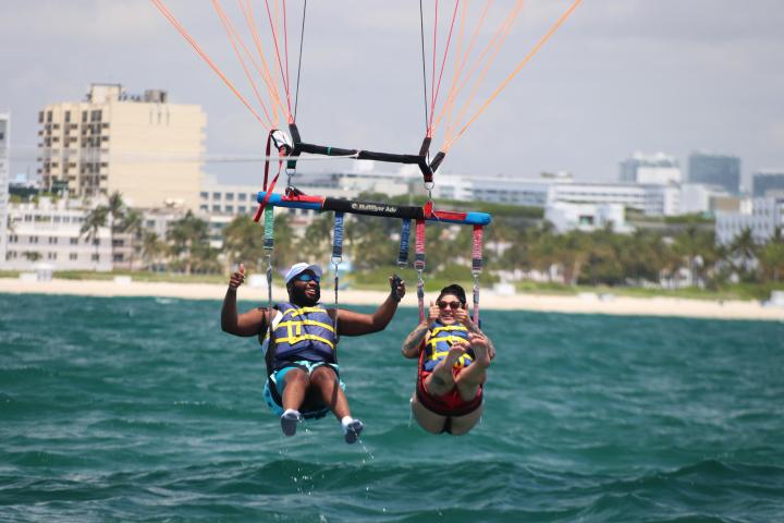 Miami Beach Parasailing from the Marina | South Beach Parasail